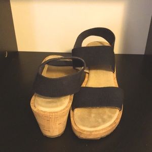 Vaneli canvas and cork wedges $25 OBO